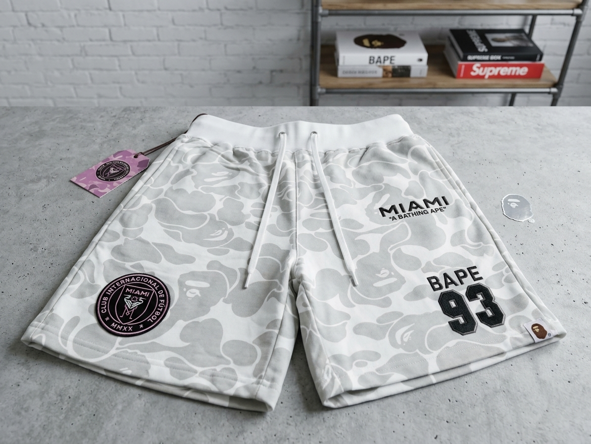 Shorts Bape Camo white I Inter de Miami